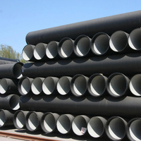 Tuyau d'eau en fonte ductile DN100-2000mm le plus populaire, revêtu de zinc et peint au bitume, pour le réseau d'eau potable municipal
