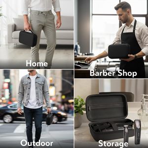 Étui de rangement robuste OEM personnalisé pour accessoires de barbier, organiseur de tondeuse à cheveux pour hommes, protège-<span class=keywords><strong>rasoir</strong></span>, kits de toilettage - Product Image 6