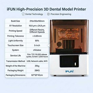 Imprimante 3D dentaire de qualité professionnelle utilisée dans les cliniques d'enseignement commercial pour imprimer des moules, des outils, des modèles en résine, imprimante 3D dentaire - Product Image 4