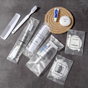 Set de Artículos de Aseo para Hoteles con Certificación CE, Artículos de Limpieza Básicos para Hoteles, Set de Artículos de Baño Ecológicos Desechables y Portátiles para Hoteles - Product Image 1