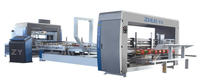 Dossier à grande vitesse complètement automatique Gluer Dossier automatique Gluer pour la boîte ondulée de carton de boîte faisant la machine