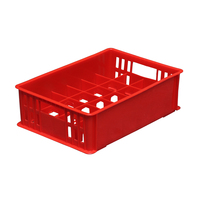 Solide Box 100% Reines HDPE Stapelbare Becherbox Anpassbare Farbe Verwendet für Bierflaschenlagerung