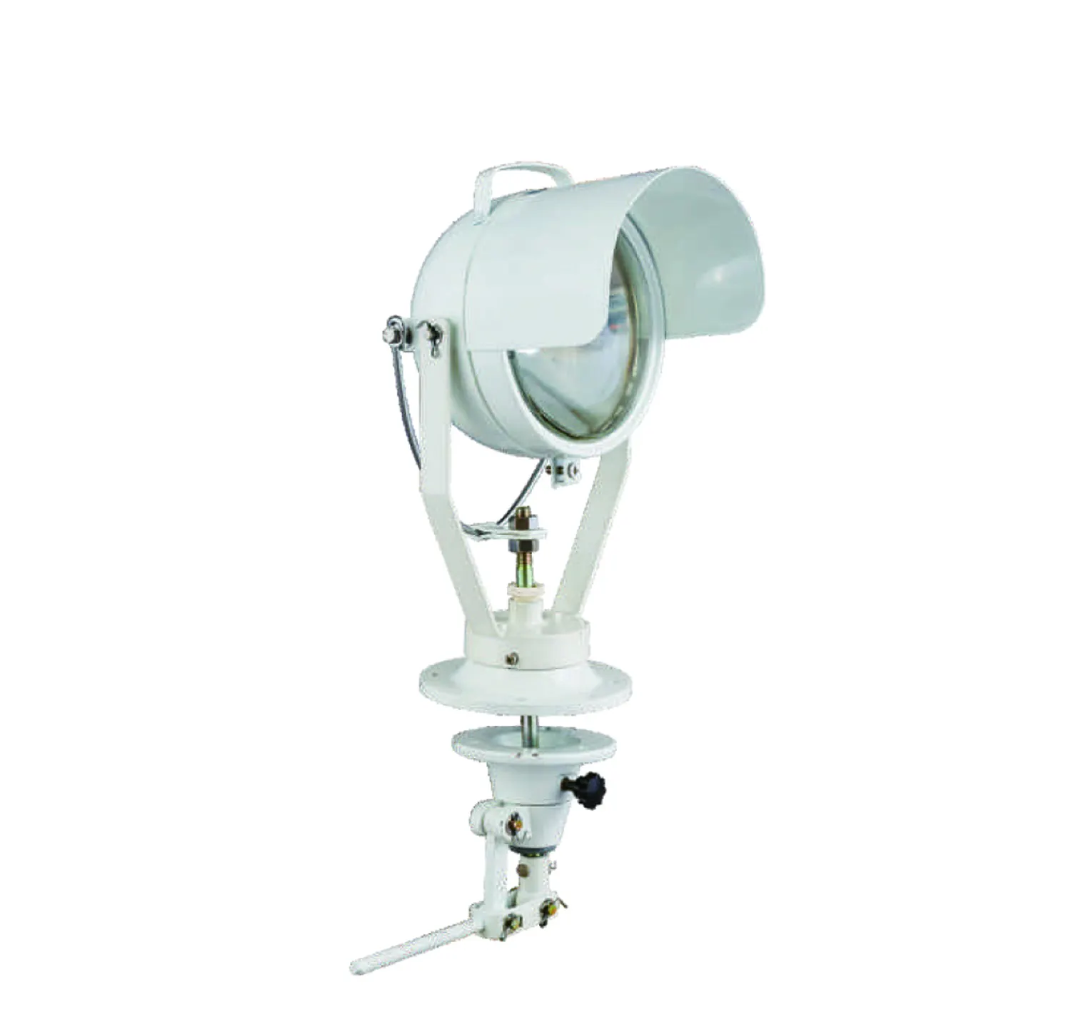 Lámpara halógena de tungsteno de Luz Marina del fabricante 12V/24V 100W 1000lm G16t Regulación manual Up90 Down 5 Spot Light de acero TG16A/B