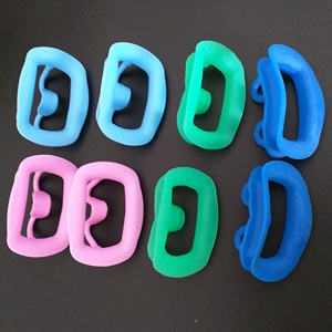 Herramienta de Apertura Bucal de Silicona para Dentistas, Retractor de Mejillas Dental Azul, Retractor de Mejillas Dental Verde - Product Image 1