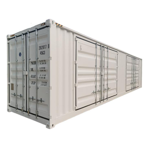 ตู้คอนเทนเนอร์ขนส่งสินค้าขนาด 40'HC แบบ High Cube พร้อมประตูด้านข้างสองบาน ตู้คอนเทนเนอร์ขนส่งสินค้าขนาด 40HC แบบเปิดด้านข้างสำหรับขาย - Product Image 1