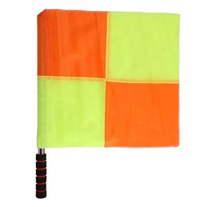Juegos de fútbol mundial Árbitro Bandera Fútbol Linesman Banderas laterales Poliéster Algodón Árbitro Patrulla Bandera de señal - Product Image 5