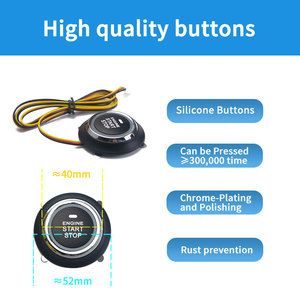 Interruttore Universale 12V per Auto con Sistema Start-Stop, Accesso Senza Chiave PKE, Avviamento Remoto, <span class=keywords><strong>Allarme</strong></span> Auto, Chiusura Centralizzata a <span class=keywords><strong>Prezzo</strong></span> di Fabbrica - Product Image 2