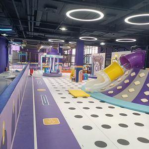 <span class=keywords><strong>Parco</strong></span> <span class=keywords><strong>Giochi</strong></span> Interno Personalizzato con Design 3D Gratuito per Bambini e Genitori, Combinazione di Scivoli e Trampolino con Piscina di Palline - Product Image 3