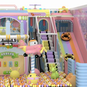 Soluciones Personalizadas para Centros de Juego Comerciales, Estructura de Juego Modular con Acolchado Suave, Equipo de Juegos para Interiores - Product Image 2