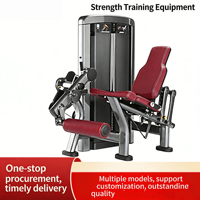 Machine d'extension des jambes en acier de qualité commerciale, avec assise et pile de poids réglable, pour l'entraînement des quadriceps en salle de sport – Fourniture directe usine