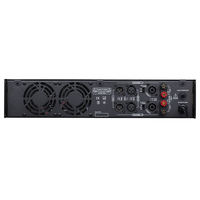 Amplificateur de puissance professionnel H6 Classe H 600W 2 canaux 2U en rack avec boîtier métallique pour home cinéma et soirée