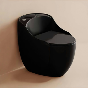 Piège en S monobloc coloré <span class=keywords><strong>d</strong></span>écoratif de style occidental, siphonique, chasse <span class=keywords><strong>d</strong></span>'eau, <span class=keywords><strong>WC</strong></span> en céramique monté au sol, toilette <span class=keywords><strong>pour</strong></span> hôtel et maison - Product Image 4