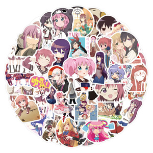 55 Pegatinas de Graffiti del Club Literario Doki Doki para Decoración de Laptop, con Diseño de Yuri Anime Girl - Product Image 2