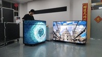 Pantalla LED de Aluminio de Alta Definición para Interiores, con Diseño Modular de Alta Calidad, Animación de Señalización para Ascensores y Recepción
