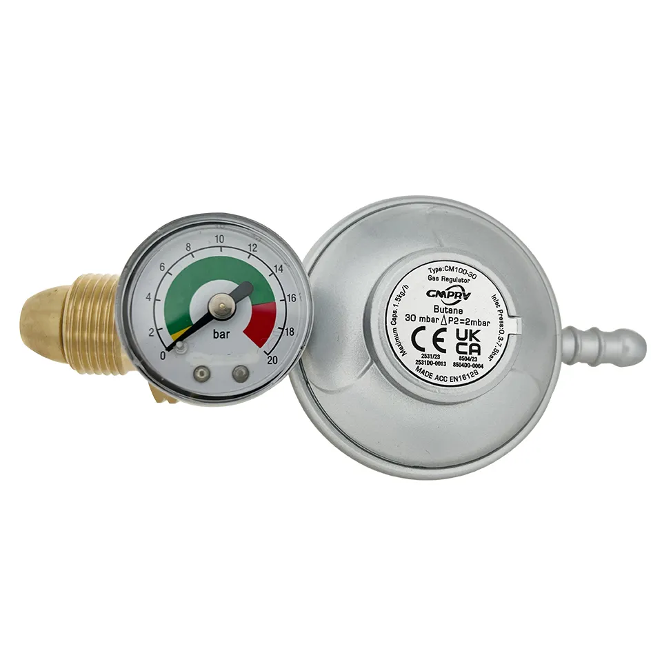 LPG UK Niederdruck gas regler mit Manometer