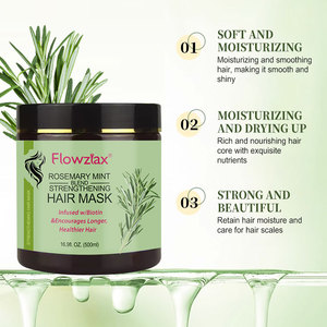 La película de Romero natural anticaída del cabello y el agua profunda se aplican al cabello seco o dañado no contiene sulfato - Product Image 2