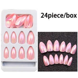 Lot d'<span class=keywords><strong>ongles</strong></span> artificiels en miroir caméléon, 24 pièces, ensemble d'<span class=keywords><strong>ongles</strong></span> courts auto-adhésifs à <span class=keywords><strong>coller</strong></span> sur les <span class=keywords><strong>faux</strong></span> <span class=keywords><strong>ongles</strong></span> - Product Image 5