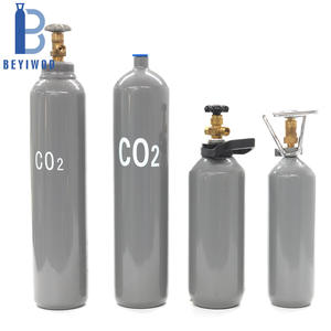 BEYIWOD 2L 5L 8L 10L 15L 20L 40L 50L 68L bouteille de dioxyde de carbone en acier <span class=keywords><strong>Co2</strong></span> réservoir de gaz pour <span class=keywords><strong>aquarium</strong></span> boisson extinction du feu - Product Image 2