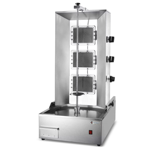 Commerciale Gas Shawarma Grill per ristoranti verticale Kebab rosticceria 304 acciaio inossidabile - Product Image 6
