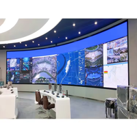 Módulo LED para Publicidad Interior P4 a Todo Color RGB SMD, Pantalla Flexible Curva, SDK OEM, Barra Extensible, 1 Año de Garantía para Salas de Exposiciones