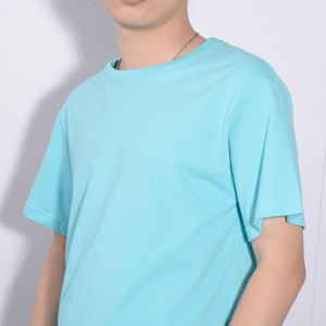 Camiseta de hombre de talla grande, 180 g/m², 100 % algodón puro de alta calidad, personalizable, camiseta unisex lisa. - Product Image 6