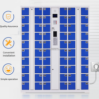 Station de recharge pour téléphones portables avec 30 compartiments, kiosque de stockage USB, armoires de rangement, casiers, station de recharge pour téléphones portables
