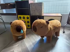 Tabouret avec poulie <span class=keywords><strong>sans</strong></span> <span class=keywords><strong>marque</strong></span> Tabouret capybara en peluche - Product Image 5