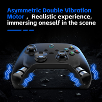 Manette de jeu sans fil G6 à effet Hall 2.4G en gros, contrôleur Turbo à double vibration pour Switch, PC, Android, iOS