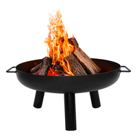 Barbecue au charbon de bois suspendu en acier inoxydable réglable et détachable de luxe moderne pour l'extérieur, chariot de barbecue, trépied à bois
