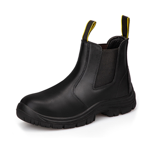 Stivali da Lavoro in Pelle Jessubond per Uomo con Punta in Acciaio Impermeabile Morbidi e Antiscivolo Primavera Estate - Product Image 1