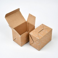 Boîtes d'emballage en papier pour aliments, biscuits, pain, pâtisserie, beignets, macarons, avec logo personnalisé, écologiques, de qualité alimentaire, imprimées, pliables