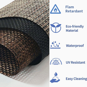 Starunk Nhà máy cung cấp PVC tráng lưới thoáng khí PVC lưới vải cho đồ gỗ ngoài trời - Product Image 3