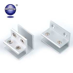 Nhôm kính Khung kệ kẹp Kệ chéo bốn bên kim loại đồ nội thất hỗ trợ kính không khung chủ - Product Image 5