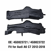 4G0823721 4G0823722 Bloc de protection en mousse pour compartiment moteur compatible avec Audi A6 C7 2012-2018 Pièces de rechange automobiles