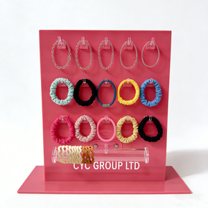Espositore Personalizzato in Acrilico Colorato per Accessori, Supporto per Gioielli, Espositori per Negozi di Gioielli e Orecchini - Product Image 1