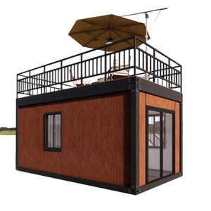 Mobil-home de voyage en acier à structure modulaire pour 4 à 6 personnes avec lit, idéal pour les centres de villégiature en extérieur - Product Image 4