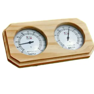 Fornitura di cina vendita calda accessori per la stanza sauna temperatura e misuratore di umidità, timer, pietra sauna, secchio