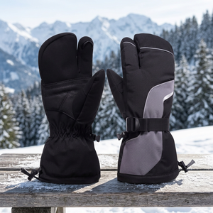 Gants de ski d'hiver pour enfants, imperméables, coupe-vent, mitaines de neige pour le ski, le snowboard, les sports de plein air, logo personnalisé - Product Image 3