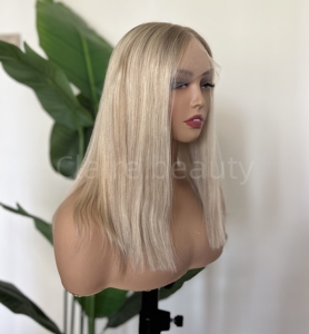 Peluca Judía con Encaje Dorado para Mujer, Cabello Judío, Cabello Virgen Remy Alineado y Queratinizado, Sin Pegamento, Pelucas Judías Largas y Lisas - Product Image 4