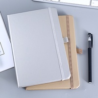 Promotion Custom A5 Größe Hardcover Notebook Personal isiertes Logo Leder Journal Schul büro Planer Schreibwaren