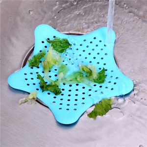 Five Pointed Star Silicone Sink Strainer Anti Clog Filter For Kitchen Bathroom Drain Protection - Product Image 2