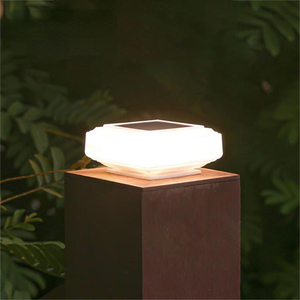 Lampe <span class=keywords><strong>solaire</strong></span> à LED pour poteau, lampe pilier chaude, éclairage extérieur pour rue, jardin, sol, lampes de paysage rechargeables pour pelouse, allées - Product Image 1