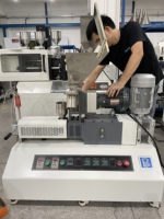Mini extrudeuse plastique à double vis, granulateur, ligne de granulation de laboratoire pour la recherche sur les matériaux EVA, 380V, production 3-6kg/h