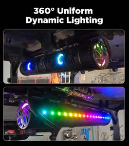 Barre de son UTV de 27 pouces Barre de son ATV Bluetooth avec éclairage RVB Barre de son étanche IP66 pour voiturette de golf Haut-parleur amplifié pour sports motorisés - Product Image 2