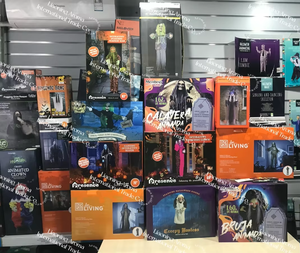 30 "cadılar bayramı dekorasyon dev renkli gerçekçi korkunç tüylü örümcek sahne parti duvar süslemeleri renkli örümcek süslemeleri - Product Image 6