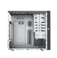 Gabinete de Microcomputadora Mini Torre OEM SPCC/SGCC de 0.5mm con Lector de Tarjetas, 2 USB y 2 Tipo C