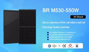 แผงโซลาร์เซลล์ราคาโรงงาน 550W แผงโซลาร์ 550w โมโนคริสตัลไลน์ 550w พร้อมเซลล์ - Product Image 3