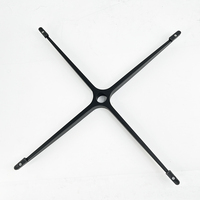 Prix usine accessoires de meubles matériel robuste pivotant à bascule quatre étoiles base de chaise en aluminium