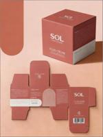 Boîte à bougies personnalisée de luxe avec logo imprimé, emballage en carton pour cosmétiques, boîte cadeau pour crème cosmétique