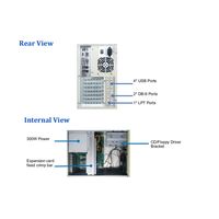 Ordinateur industriel Jwipc IPC Compatible avec les cartes mères mini-itx ordinateur de fabrication Intelligent mural classique